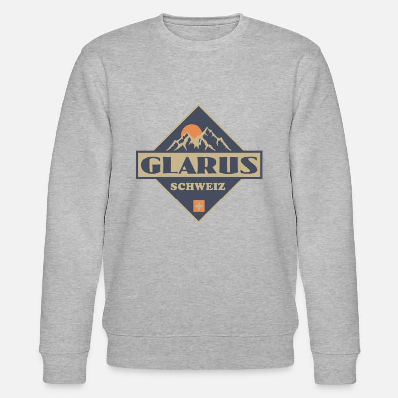 Glarus - Stanley/Stella Unisex Bio-Sweatshirt CHANGER  - Grau meliert