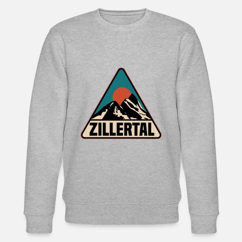 Zillertal - Stanley/Stella Unisex Bio-Sweatshirt CHANGER  - Grau meliert