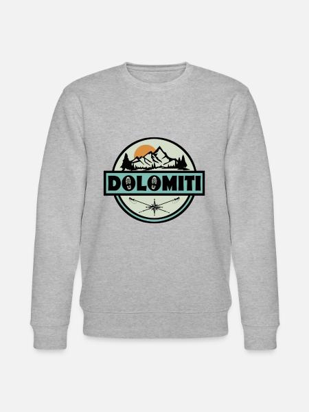 Dolomiten Dolomiti - Stanley/Stella Unisex Bio-Sweatshirt CHANGER - Grau meliert