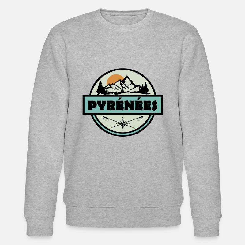 Pyrenees - Stanley/Stella CHANGER Unisex Organic Sweatshirt - heather grey