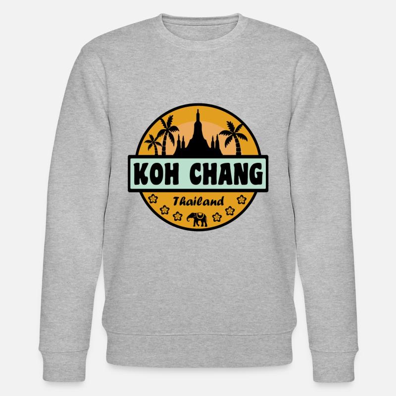 Koh Chang Thailand - Stanley/Stella Unisex Bio-Sweatshirt CHANGER  - Grau meliert