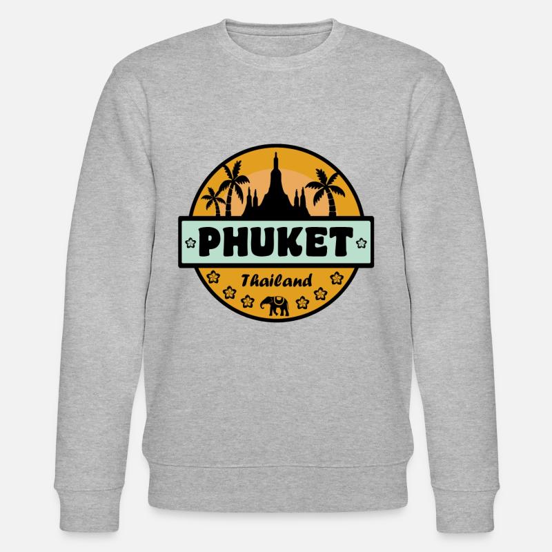 Phuket, Thaïlande - Sweat bio CHANGER Stanley/Stella Unisexe - gris chiné