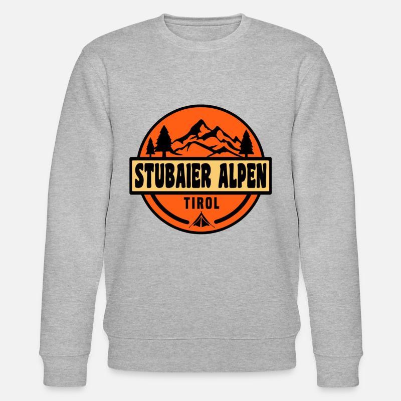 Stubaier Alpen - Stanley/Stella Unisex Bio-Sweatshirt CHANGER  - Grau meliert