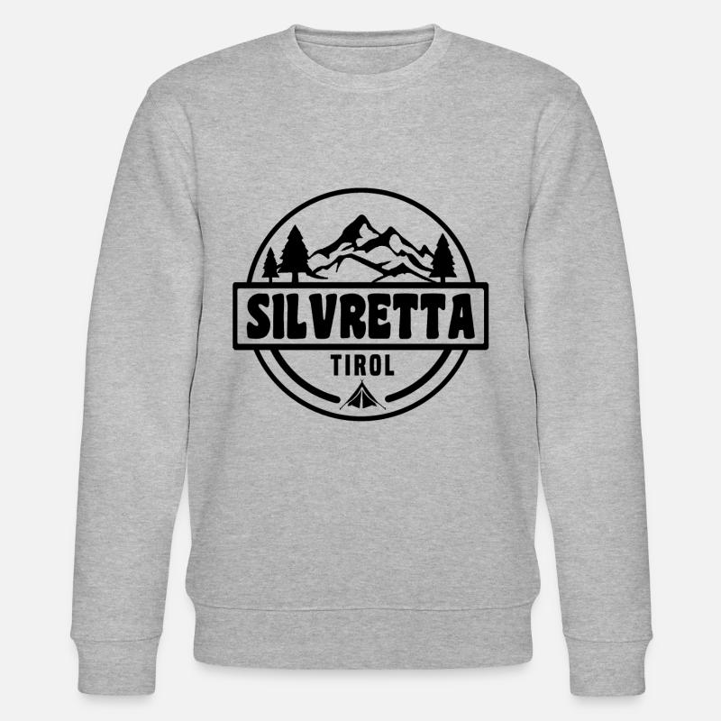 Silvretta - Stanley/Stella Unisex Bio-Sweatshirt CHANGER - Grau meliert