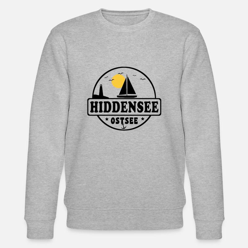 Hiddensee - Stanley/Stella Unisex Bio-Sweatshirt CHANGER  - Grau meliert