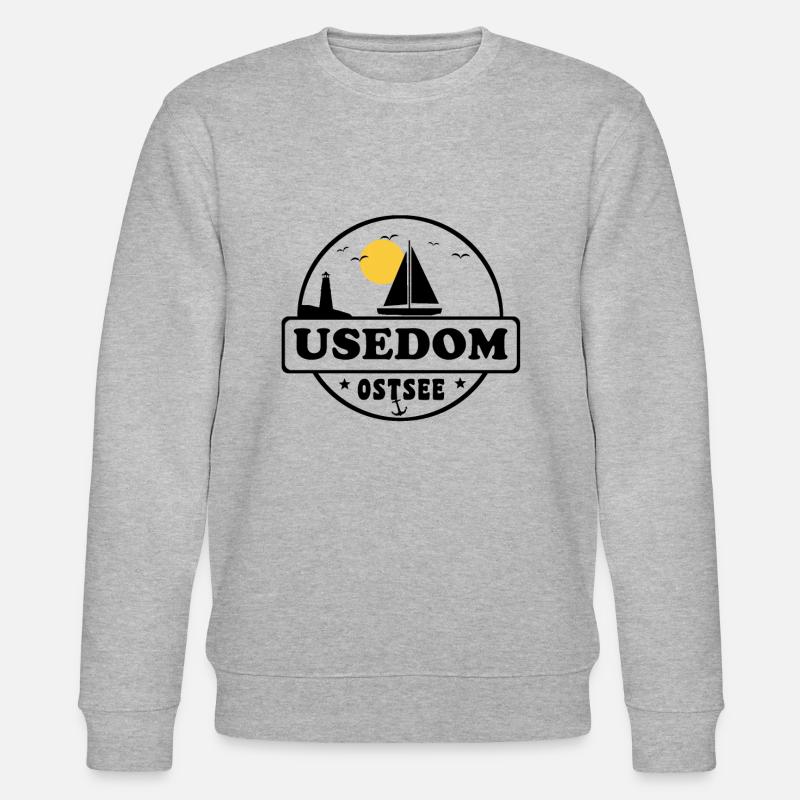 Usedom - Stanley/Stella Unisex Bio-Sweatshirt CHANGER  - Grau meliert