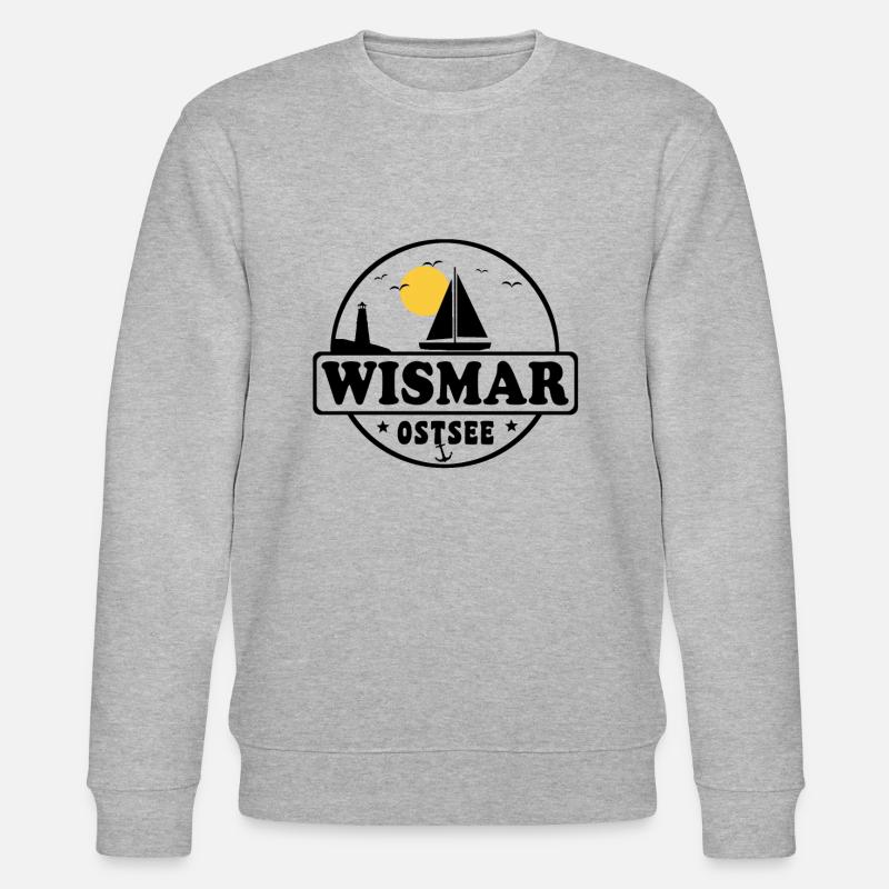 Wismar - Stanley/Stella Unisex Bio-Sweatshirt CHANGER  - Grau meliert