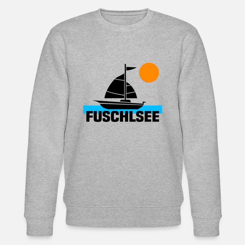 Fuschlsee - Stanley/Stella Unisex Bio-Sweatshirt CHANGER  - Grau meliert