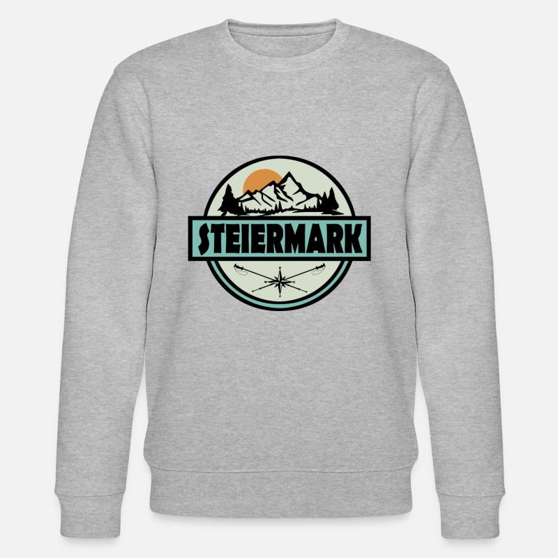 Steiermark - Stanley/Stella Unisex Bio-Sweatshirt CHANGER  - Grau meliert