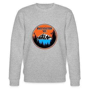 Hallstätter See - Stanley/Stella Unisex Bio-Sweatshirt CHANGER  - Grau meliert - Vorne - Nik (191cm) & Marisol (170cm)