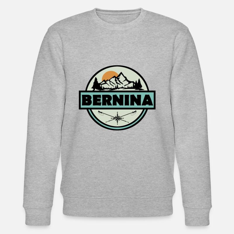 Bernina Suisse - Sweat bio CHANGER Stanley/Stella Unisexe - gris chiné
