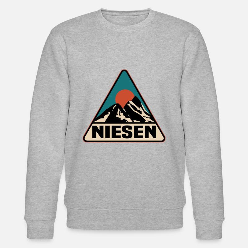 Niesen Alpen Schweiz - Stanley/Stella Unisex Bio-Sweatshirt CHANGER  - Grau meliert