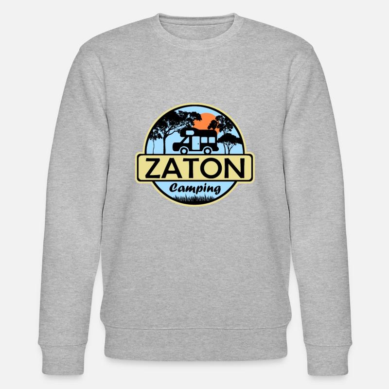 Zaton Camping - Sweat bio CHANGER Stanley/Stella Unisexe - gris chiné