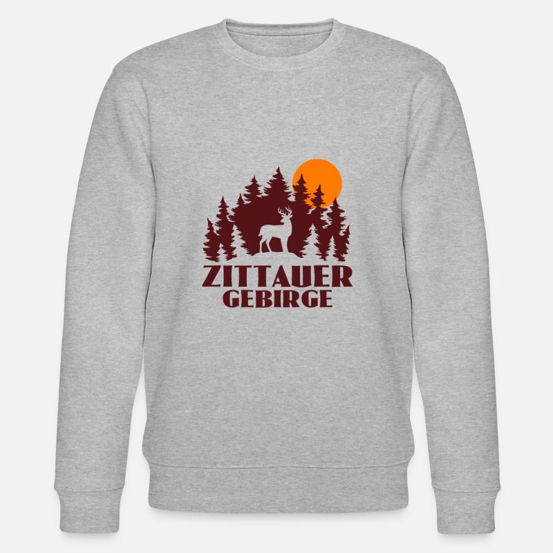 Zittauer Gebirge - Stanley/Stella Unisex Bio-Sweatshirt CHANGER  - Grau meliert