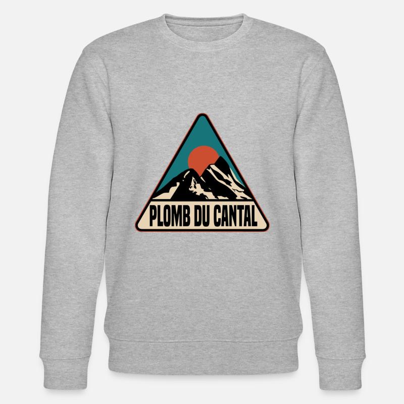 plomb de cantal - Stanley/Stella Unisex Bio-Sweatshirt CHANGER  - Grau meliert