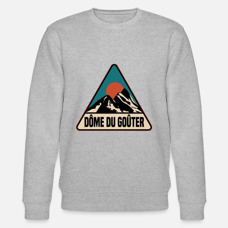 Dome de Gouter - Stanley/Stella Unisex Bio-Sweatshirt CHANGER  - Grau meliert