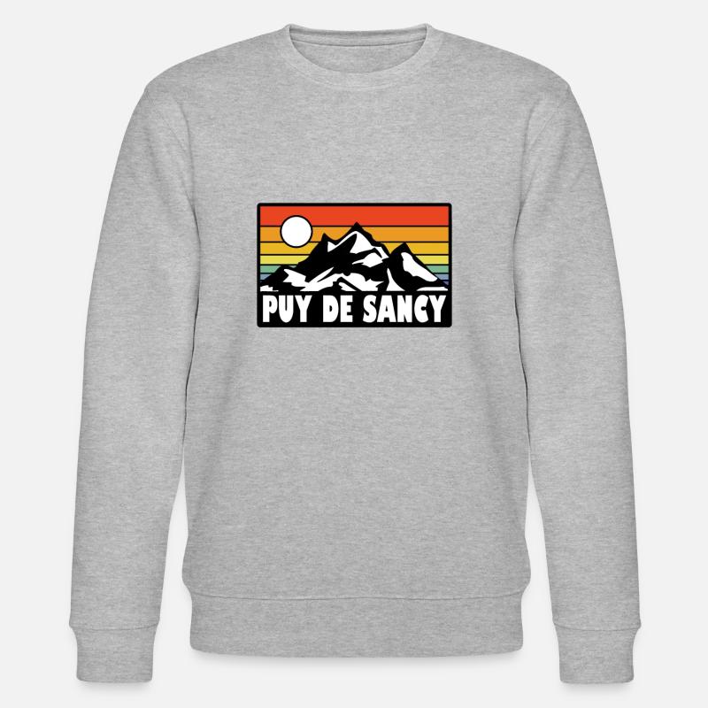 Puy de sancy - Stanley/Stella Unisex Bio-Sweatshirt CHANGER  - Grau meliert