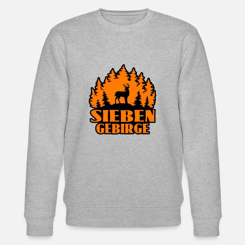 Siebengebirge - Stanley/Stella Unisex Bio-Sweatshirt CHANGER  - Grau meliert