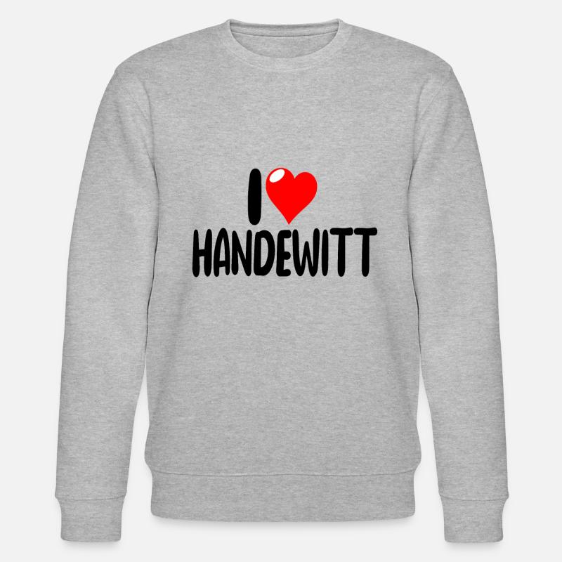 Handwitt - Stanley/Stella Unisex Bio-Sweatshirt CHANGER  - Grau meliert