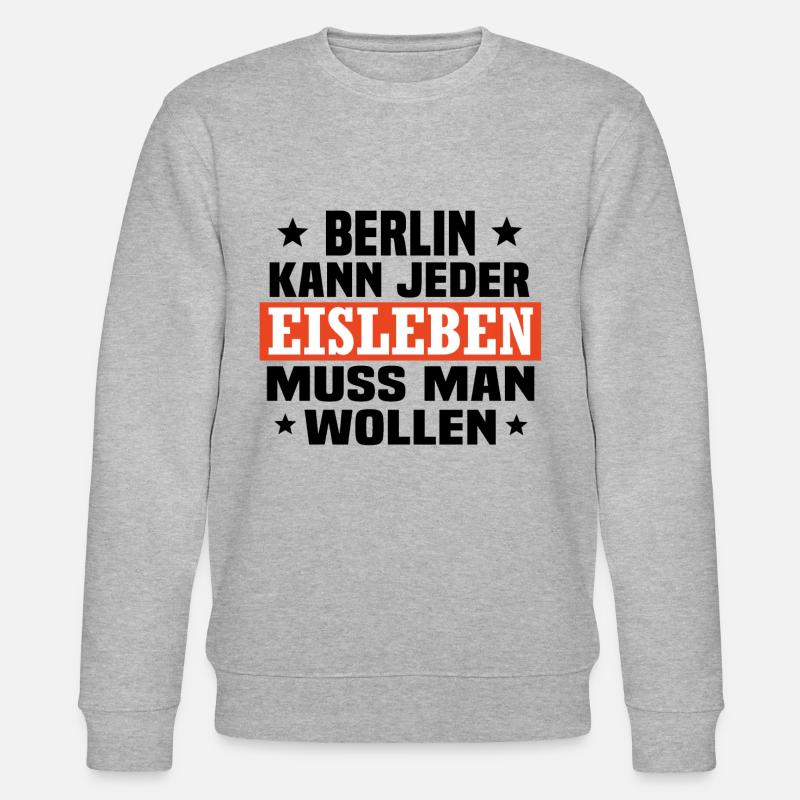 Eisleben - Stanley/Stella Unisex Bio-Sweatshirt CHANGER  - Grau meliert