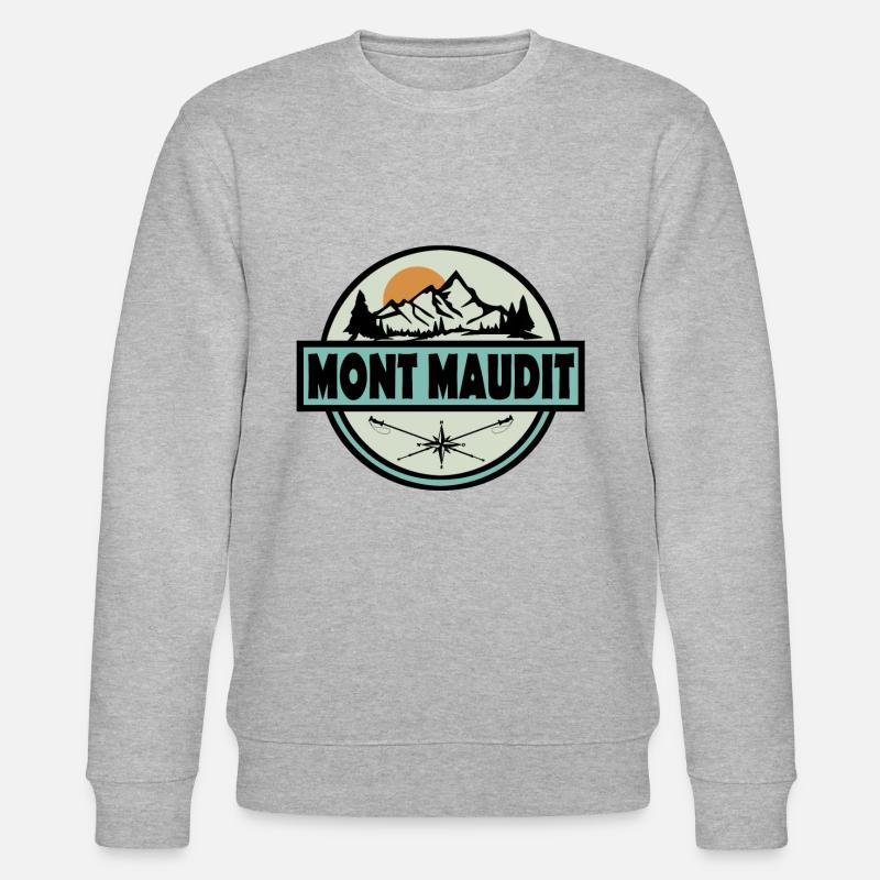 Mont Maudit - Stanley/Stella Unisex Bio-Sweatshirt CHANGER  - Grau meliert