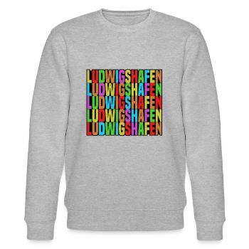 ludwigshafen - Stanley/Stella Unisex Bio-Sweatshirt CHANGER  - Grau meliert - Vorne - Nik (191cm) & Marisol (170cm)