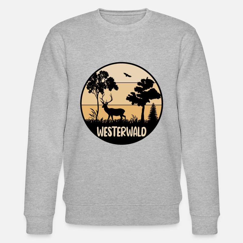 Westerwald - Stanley/Stella Unisex Bio-Sweatshirt CHANGER  - Grau meliert