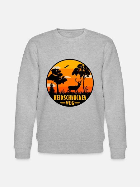 Heidschnuckenweg - Stanley/Stella Unisex Bio-Sweatshirt CHANGER - Grau meliert