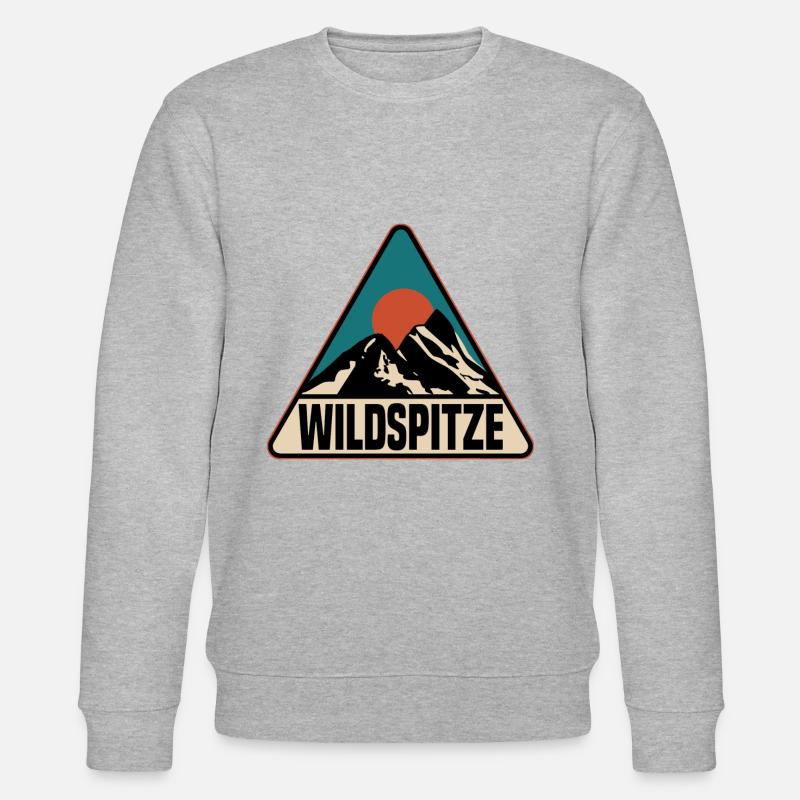Wildspitze - Stanley/Stella Unisex Bio-Sweatshirt CHANGER  - Grau meliert