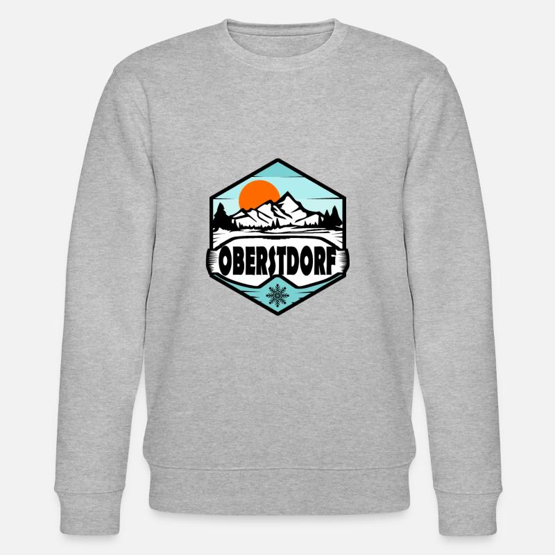 Oberstdorf - Stanley/Stella Unisex Bio-Sweatshirt CHANGER  - Grau meliert