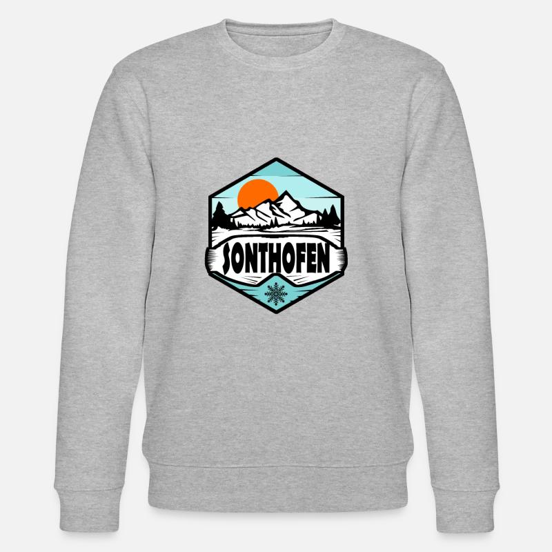 Sonthofen Winter - Stanley/Stella Unisex Bio-Sweatshirt CHANGER  - Grau meliert