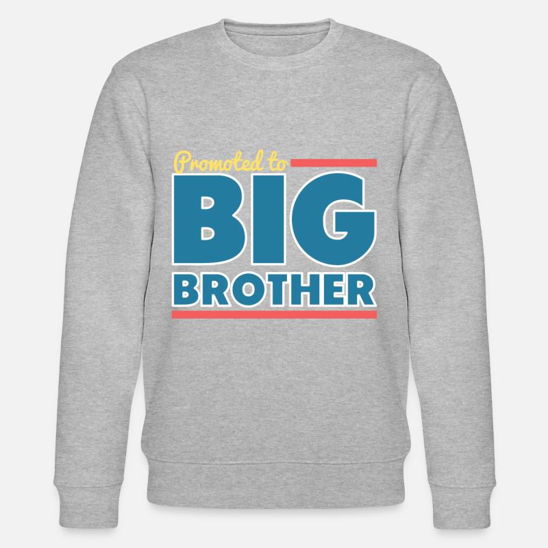 big brother - Stanley/Stella Unisex Bio-Sweatshirt CHANGER  - Grau meliert