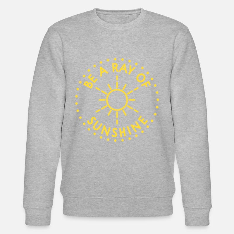 Positive saying - Stanley/Stella Unisex Bio-Sweatshirt CHANGER  - Grau meliert