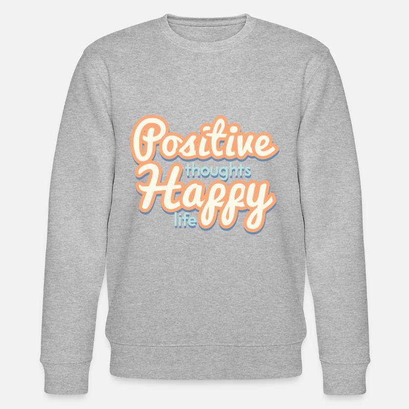 Positive - Stanley/Stella Unisex Bio-Sweatshirt CHANGER  - Grau meliert