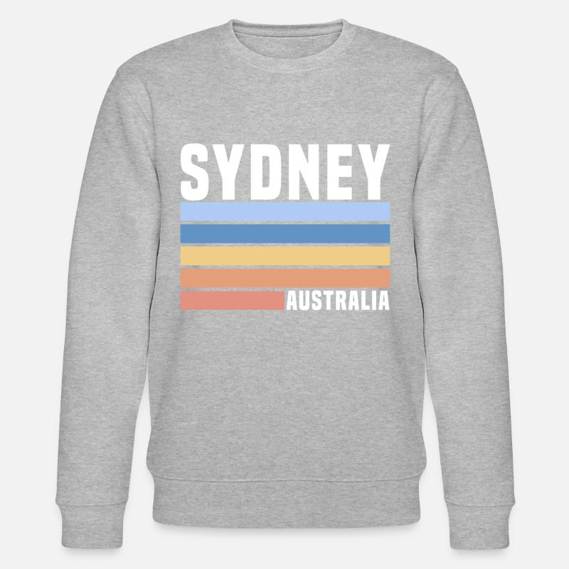 Sydney, Australie - Sweat bio CHANGER Stanley/Stella Unisexe - gris chiné