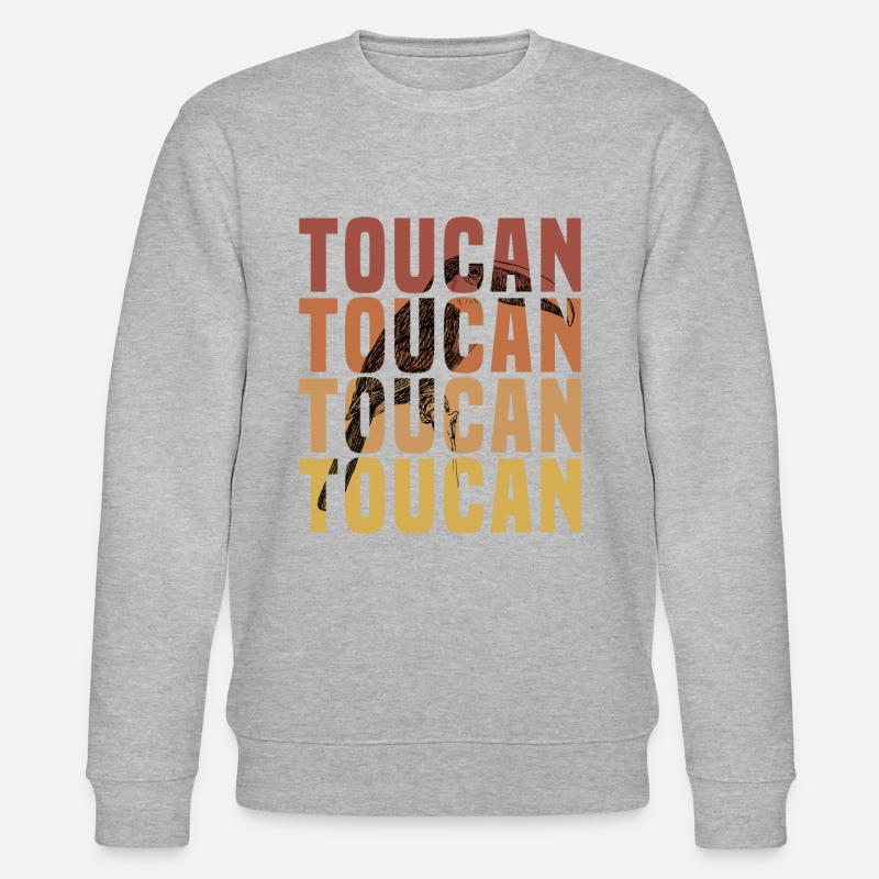 toucan - Stanley/Stella Unisex Bio-Sweatshirt CHANGER  - Grau meliert