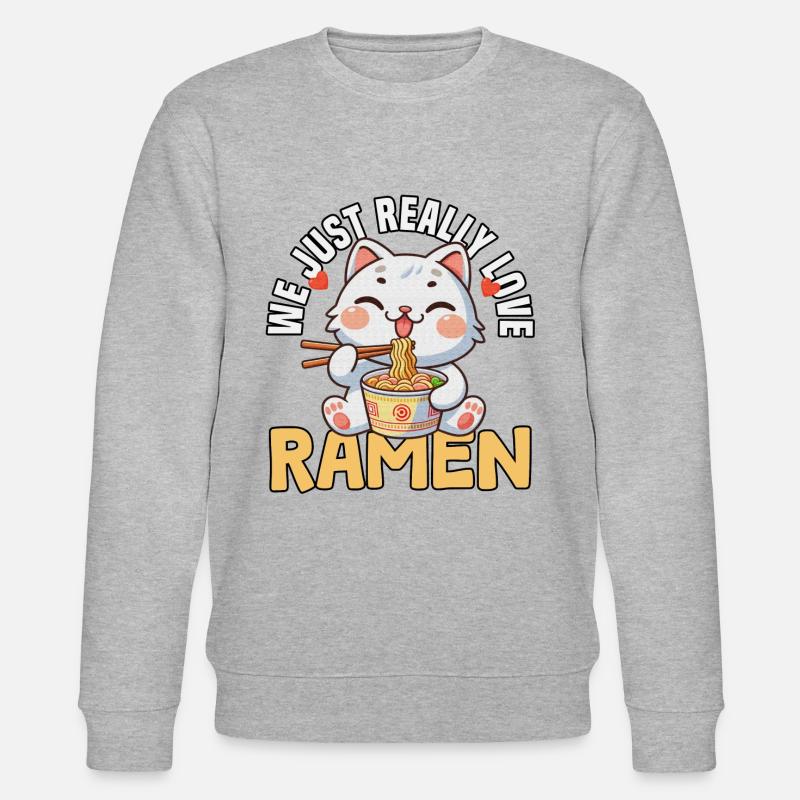 Nous aimons vraiment les ramen - Sweat bio CHANGER Stanley/Stella Unisexe - gris chiné
