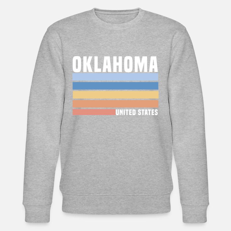 Oklahoma - Sweat bio CHANGER Stanley/Stella Unisexe - gris chiné