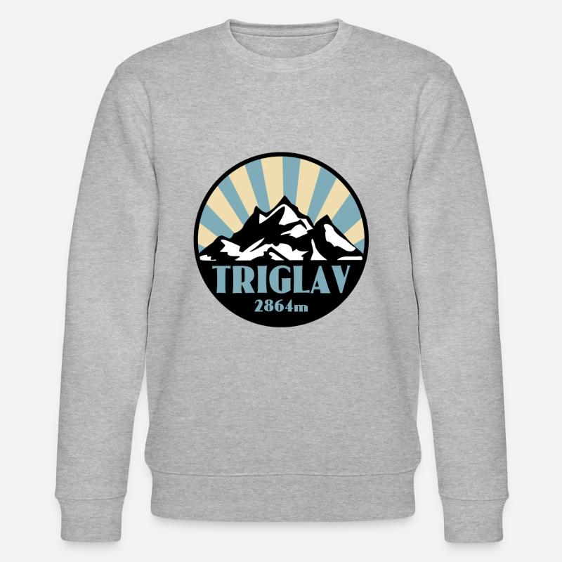 Triglav - Stanley/Stella Unisex Bio-Sweatshirt CHANGER  - Grau meliert