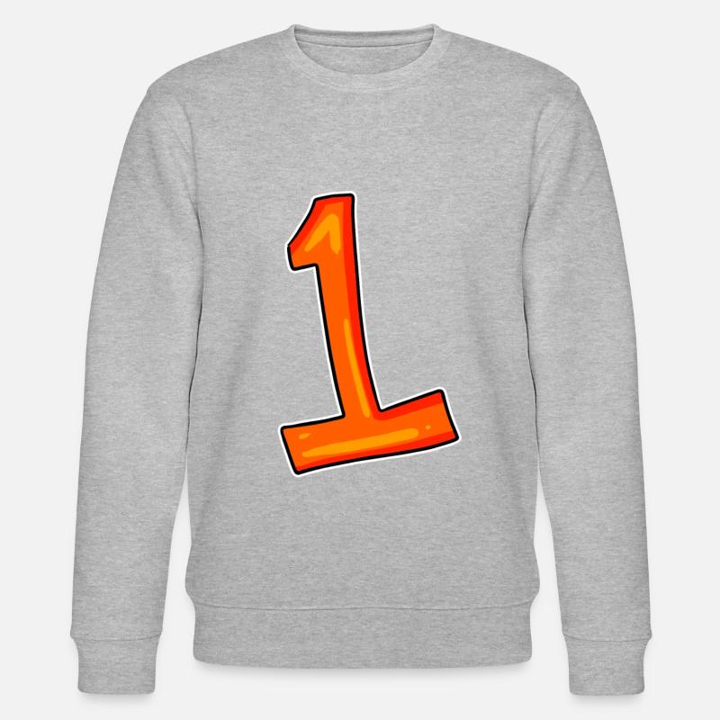Nummer 1 - Stanley/Stella Unisex Bio-Sweatshirt CHANGER - Grau meliert