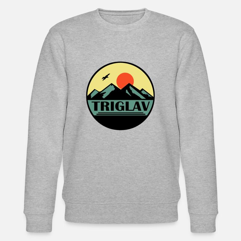 Triglav - Stanley/Stella Unisex Bio-Sweatshirt CHANGER  - Grau meliert