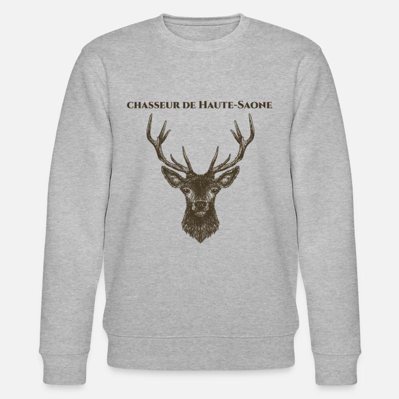 haute saone - Sweat bio CHANGER Stanley/Stella Unisexe - gris chiné