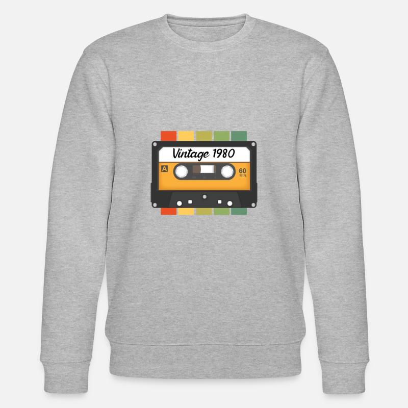 1980 - Stanley/Stella Unisex Bio-Sweatshirt CHANGER  - Grau meliert