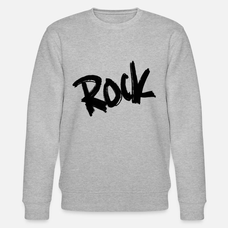 Rock - Stanley/Stella Unisex Bio-Sweatshirt CHANGER  - Grau meliert