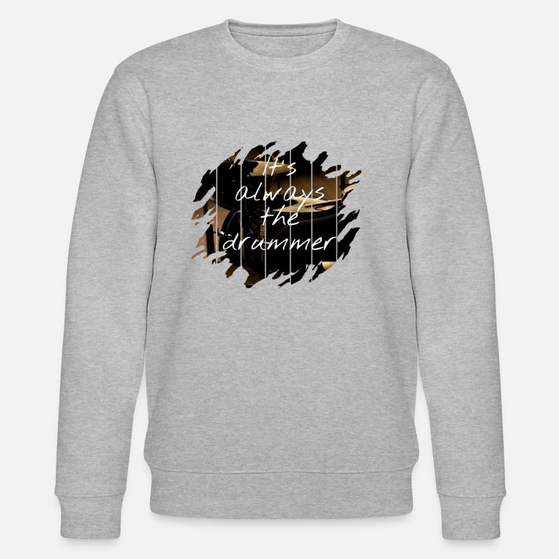 Schlagzeuger - Stanley/Stella Unisex Bio-Sweatshirt CHANGER  - Grau meliert