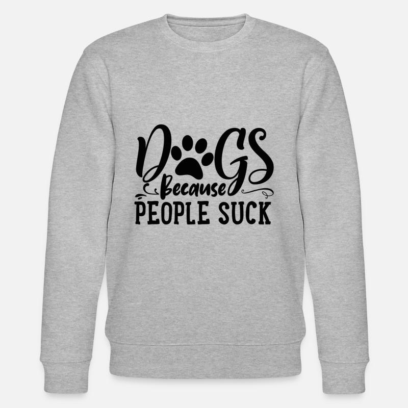 Hund - Stanley/Stella Unisex Bio-Sweatshirt CHANGER  - Grau meliert