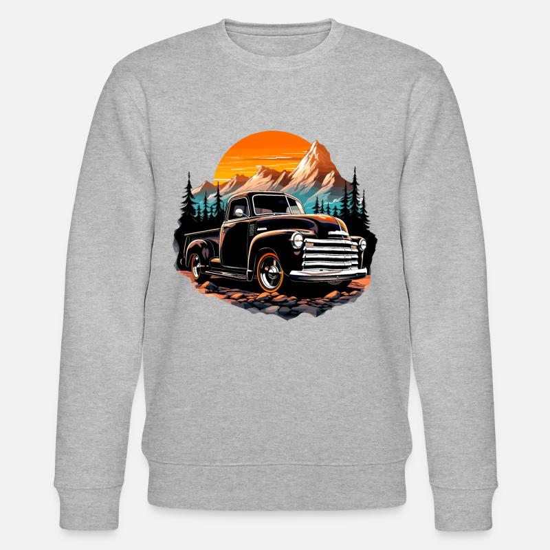 Chevy LKW - Stanley/Stella Unisex Bio-Sweatshirt CHANGER  - Grau meliert