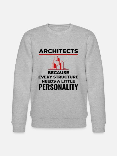 Architects: Every Structure Needs Personality! 🏰 - Stanley/Stella CHANGER Unisex Organic Sweatshirt - heather grey