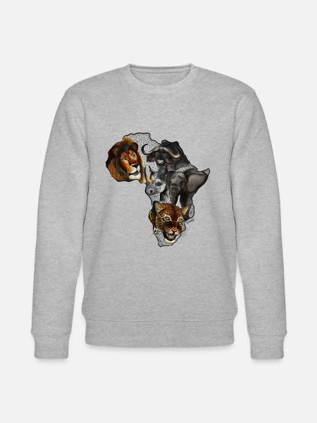 Big 5 Africa - Stanley/Stella CHANGER Unisex Organic Sweatshirt - heather grey