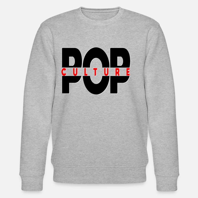 POP KULTUR - Stanley/Stella Unisex Bio-Sweatshirt CHANGER  - Grau meliert